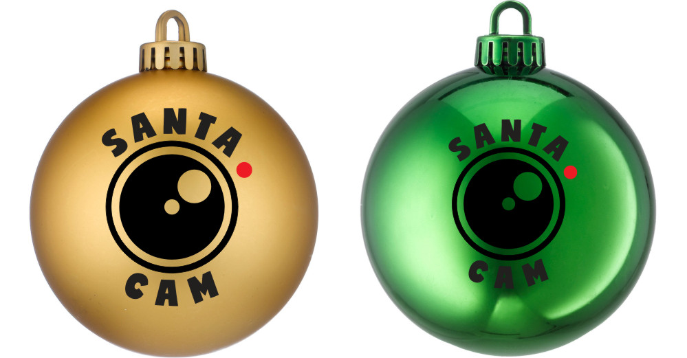 (image for) Santa Cam vinyl stickers only X4